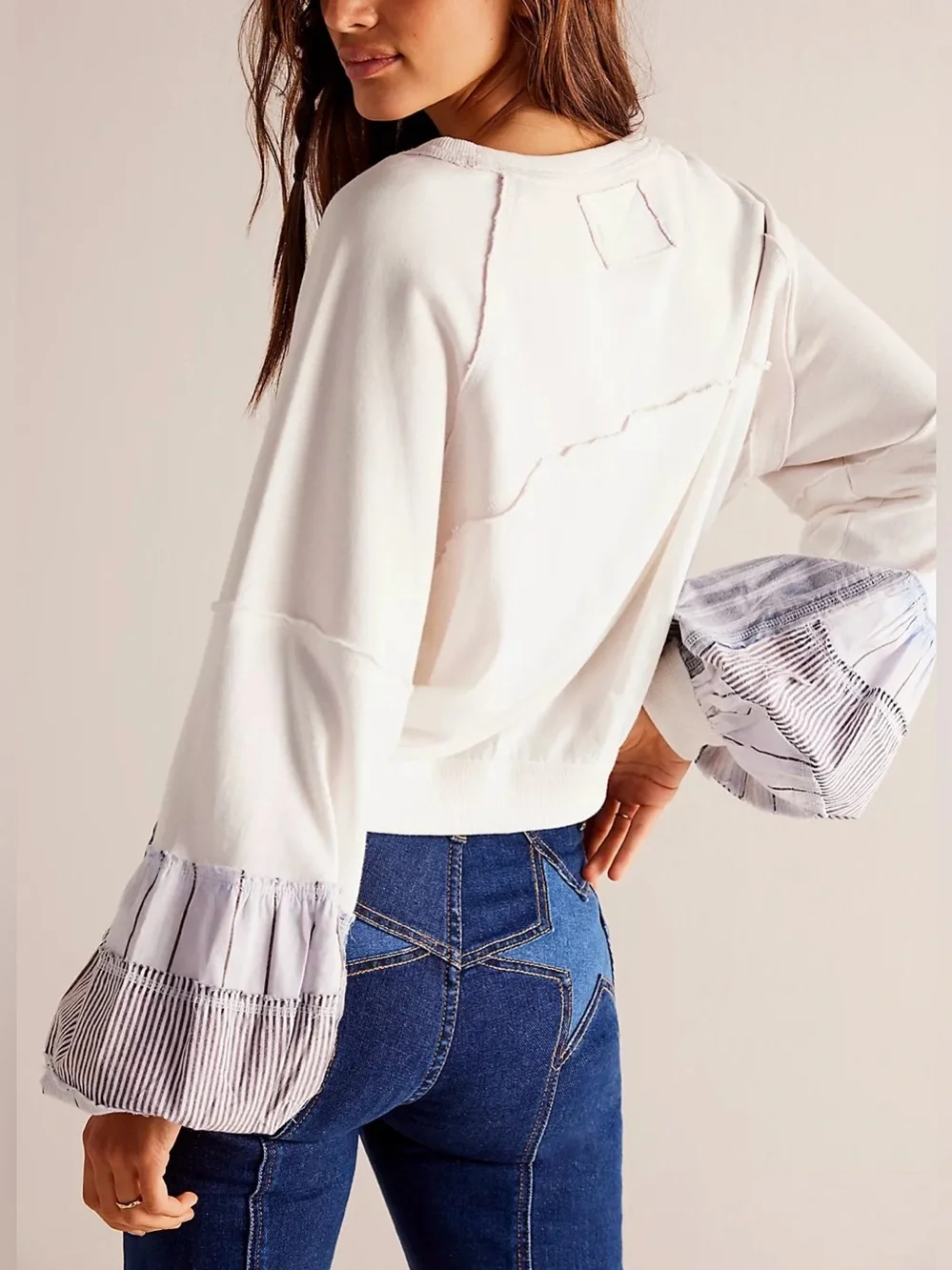 NWOT Free People We The Free Cool Girl Cuff Pullover - small